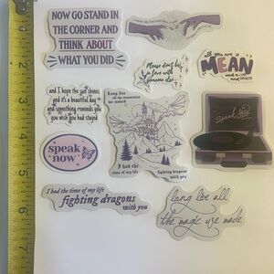 Taylor Swift “Speak Now” Album Inspired Vinyl Sticker Bundle - 10 Stickers